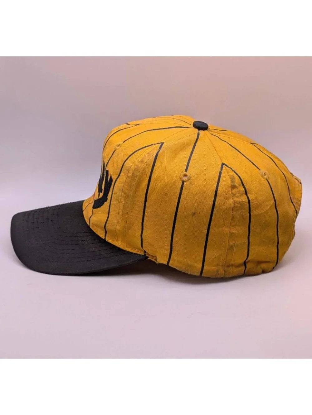 Vintage 90s The Who’s Tommy On Broadway Snapback Hat Pinstripe Rock Music Retro